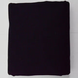 Black Wooly Twill Woven Suiting Fabric with Stretch - 60" x 110"