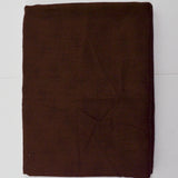 Brown Wiggly Pattern Damask Woven Upholstery Fabric - 48" x 74"