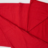 Red Stretchy Rib Knit Fabric - 66" x 70"