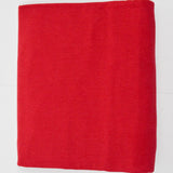 Red Stretchy Rib Knit Fabric - 66" x 70"