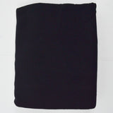 Black Cotton Blend Jersey Knit Fabric - 60" x 124"