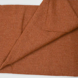 Orange Twill Wooly Woven Suiting Fabric - 40" x 60"