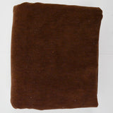 Brown Velvety Woven Upholstery Fabric - 35" x 58"