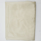 Off-White Lightweight Polyester Silky Woven Fabric - 45" x 152"