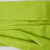 Bright Green Linen-Like Woven Fabric - 19" x 116"