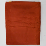 Brick Red Grosgrain-Like Fabric with Yellow Finished Edges - 37" x 114"