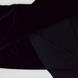 Black Stretchy Velvet Fabric - 60" x 78"
