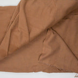 Brown Brushed Surface Flannel Woven Fabric - 74" x 80"