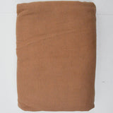 Brown Brushed Surface Flannel Woven Fabric - 74" x 80"