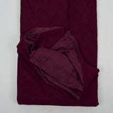 Maroon Short PIle Looped Stretchy Knit Fabric - 62" x 108"
