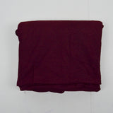 Maroon Short PIle Looped Stretchy Knit Fabric - 62" x 108"