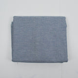 Blue + White Small Houndstooth Woven Fabric - 62" x 96"