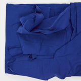 Blue Twill Woven Fabric with Some Stretch - 60" x 72"
