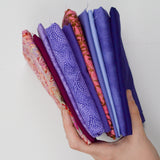 Purple + Pink Quilting Weight Woven Fabric Bundle