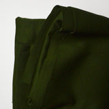 Olive Green Synthetic Thick Knit Fabric - 72" x 92" Default Title