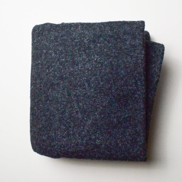 Charcoal Gray Thick Synthetic Fleece Fabric - Default Title