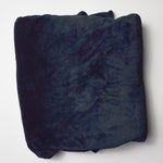 Black Thick Velvety Fleece Fabric - 66" x 152"