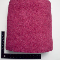 Muted Magenta Faux Shearling Fabric - 44" x 70"