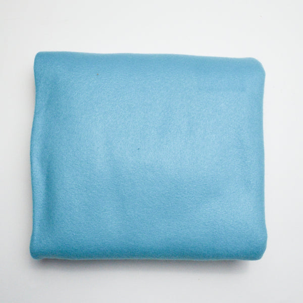 Blue Thick Fleece Fabric - 58" x 58"