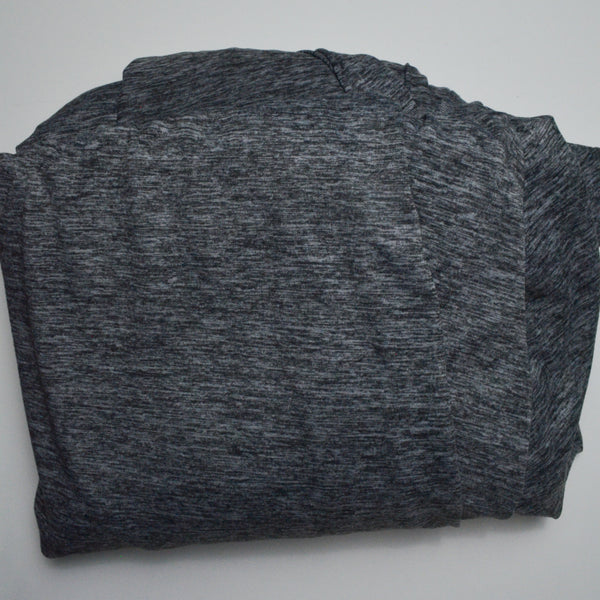 Gray Heathered Stretch Knit Fabric - 54" x 224"