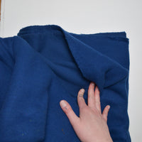 Blue Backed Fleece Fabric - 64" x 120"