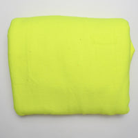Neon Yellow Backed Soft Felt Fleece Fabric - 64" x 108"