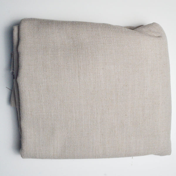 Beige Linen-Like Canvas Fabric - 54" x 152"