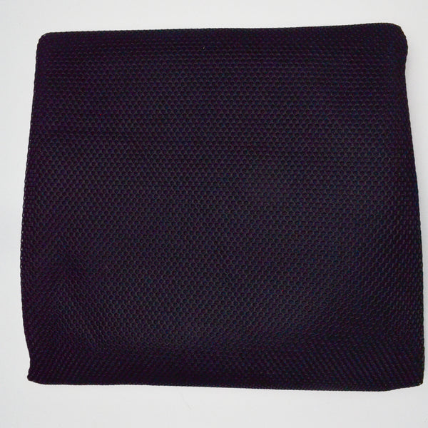 Black Synthetic Mesh Fabric with Knit Backing - 56" x 72"