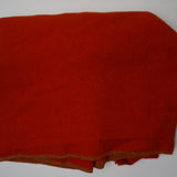 Burnt Orange Textured Woolly Woven Fabric - 56" x 128"