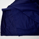 Dark Blue 100% Cashmere Fabric - 60" x 116"