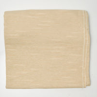 Golden Beige Slubby Texture Ribbed Woven Fabric - 56" x 78"