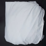 White Thin Synthetic Stretch Knit Fabric - 64" x 400"