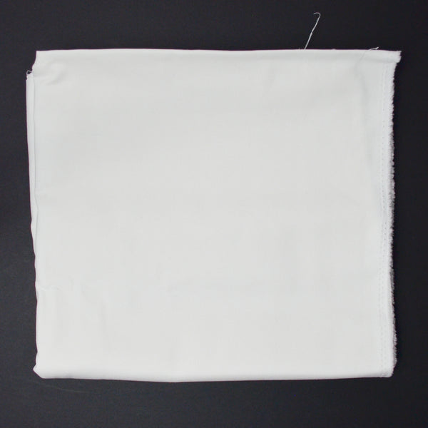 White Thin Canvas Woven Fabric - 54" x 104"