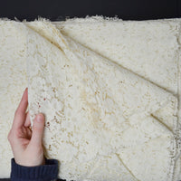 Off-White Lace Fabric - 42" x 480"