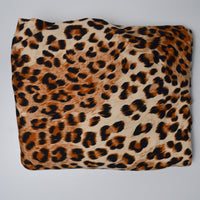 Leopard Print Soft Knit Apparel Fabric - 60" x 192"