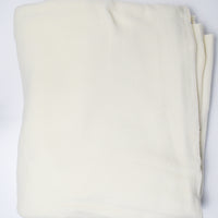 Yellowish Off-White Thick Fleece Fabric - 66" x 72"