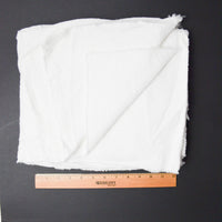 White Terry Cloth Fabric - 46" x 52"