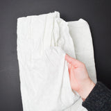 White + White Calico Print Quilting Weight Woven Fabric - 42" x 168"