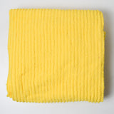 Yellow Tufted Stripes Fabric - 60" x 110"