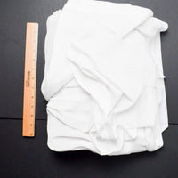 White Stretch Velvet Fabric - 60" x 136"