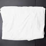 White Stretch Velvet Fabric - 60" x 136"