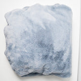 Slate Gray Soft Plush Fabric - 60" x 86"