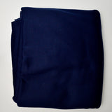 Dark Blue Fleece-Backed Knit Fabric - 64" x 112"