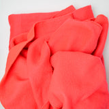 Bright Red-Pink Fleece Fabric - 50" x 64"