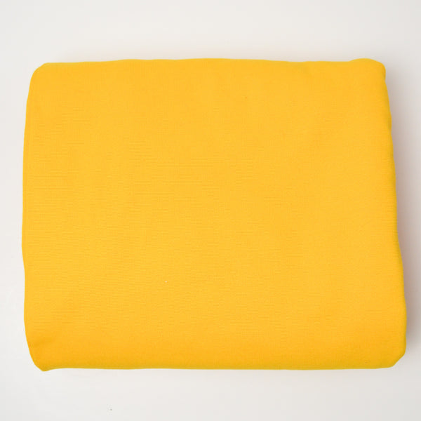 Yellow Textured Rib Knit Fabric - 60" x 100"