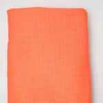 Neon Orange Knit Fabric with Reflective Print - 60" x 152"