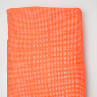 Neon Orange Knit Fabric with Reflective Print - 60" x 152"