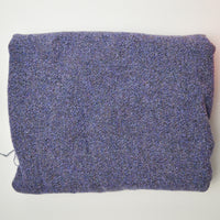 Purple + Gray Woolly Boucle Woven Fabric - 50" x 72"