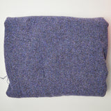Purple + Gray Woolly Boucle Woven Fabric - 50" x 72"