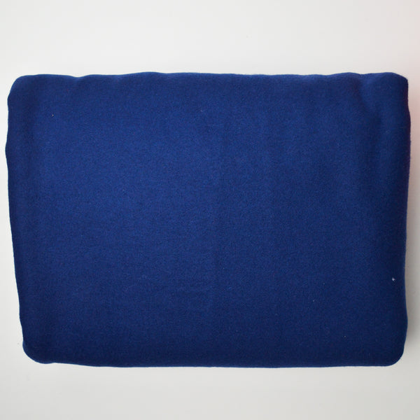 Navy Blue Fulled Wool Woven Fabric - 60" x 148"